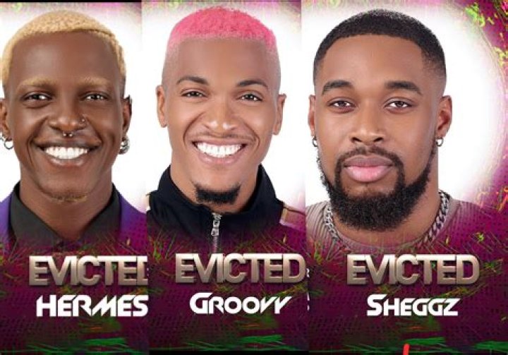 
BBNaija: Groovy, Hermes and Sheggz evicted from reality show 