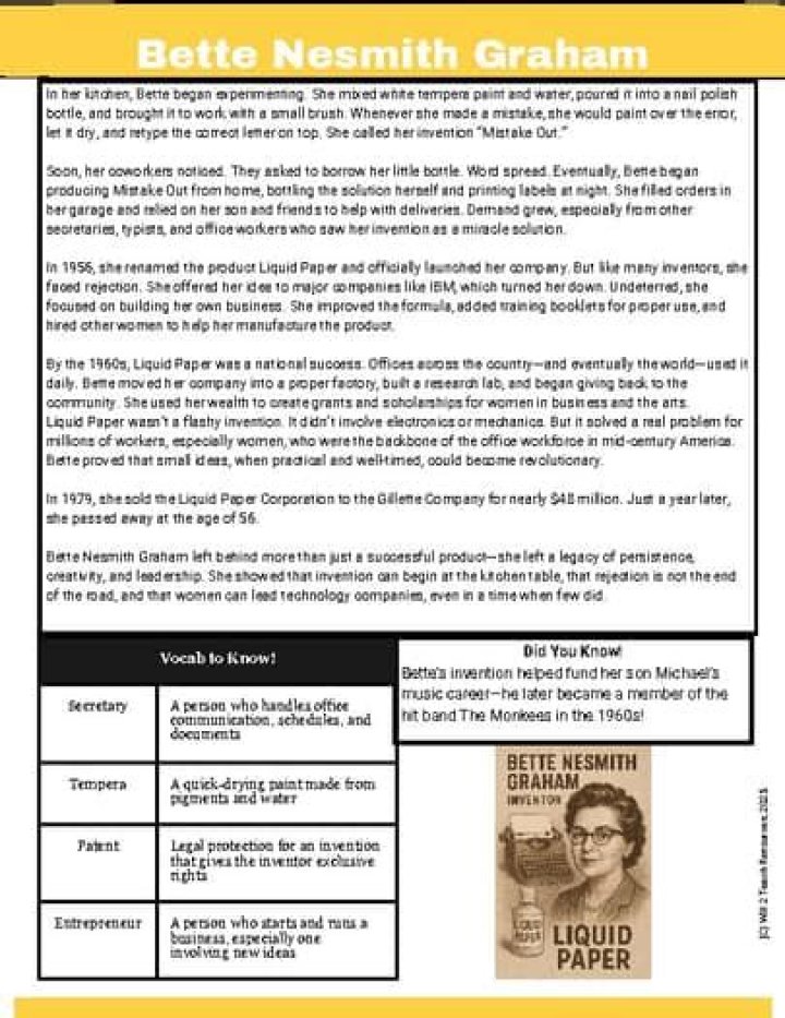 Bette Nesmith Graham Cause Of Death: What did Bette Nesmith Graham die from?