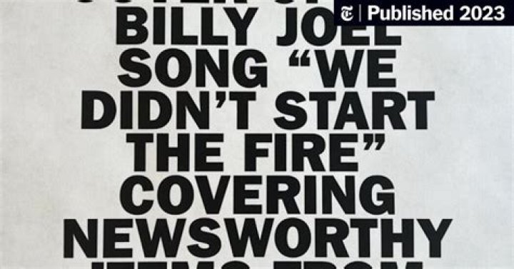 Billy Joel’s
Souvenir Lyrics