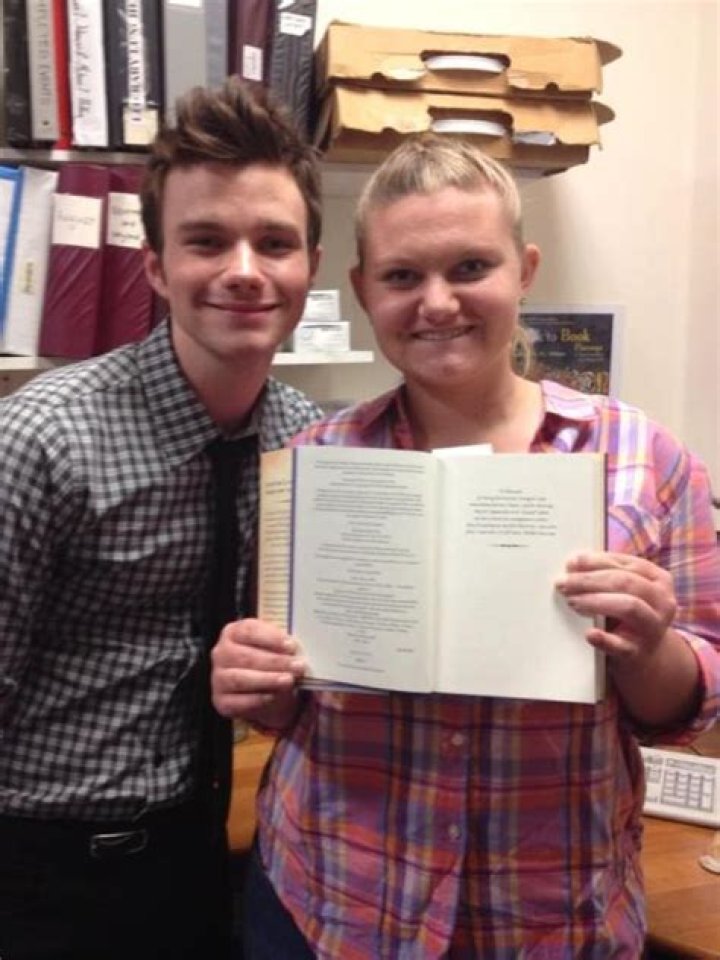 
Chris Colfer Sister Hannah Colfer Has Been Her Rock Through The Years 