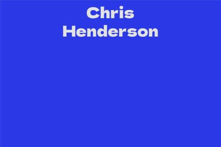 Chris Henderson Net Worth