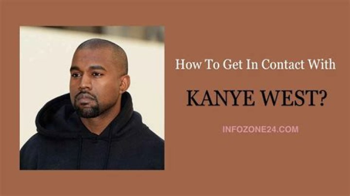 How to contact kanye west