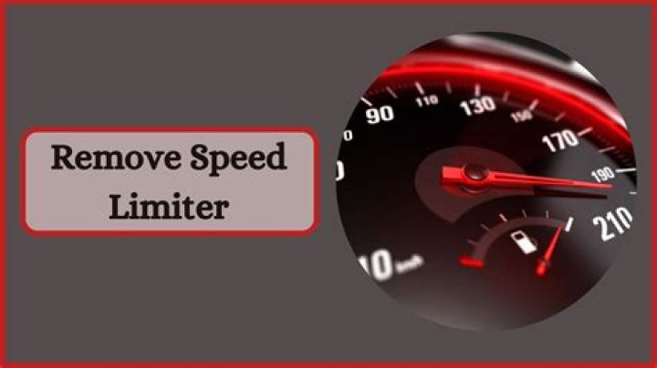 How to remove speed limiter