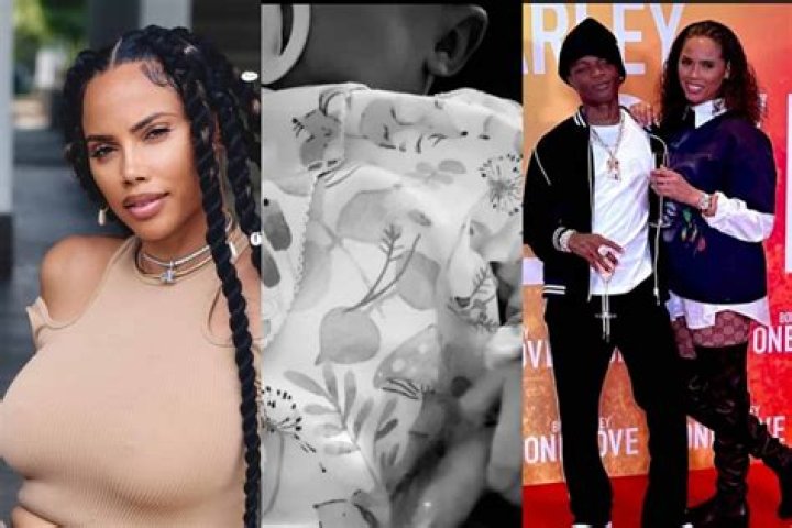 
Jada Pollock hints at welcoming second child with singer, Wizkid 