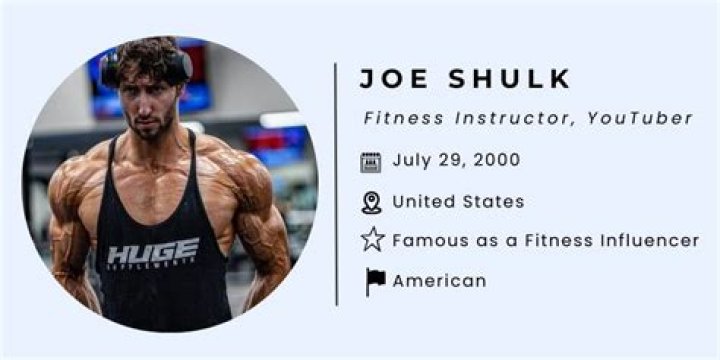 Joe Shulk Height, Weight, Net Worth, Age, Birthday, Wikipedia, Who, Nationality, Biography