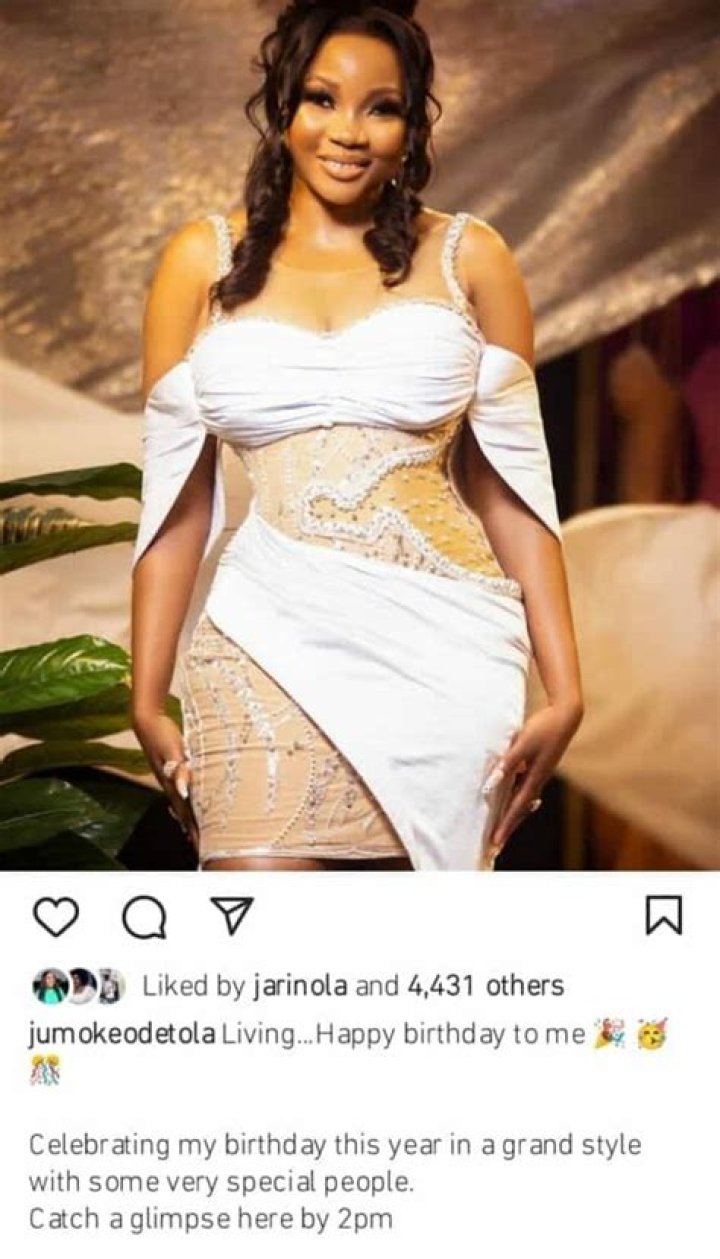 
Jumoke Odetola Celebrates Her Birthday In Grand Style. 