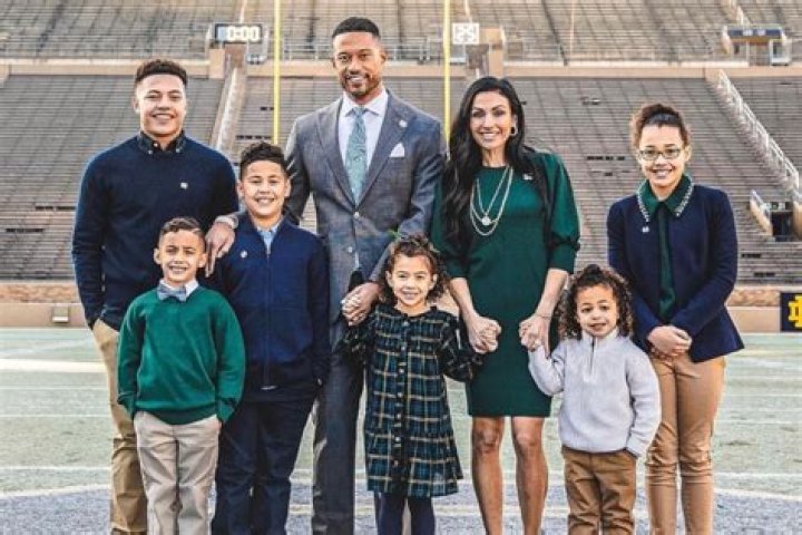 
Meet Marcus Freeman’s Wife Joana and their Six Children 