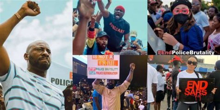 
Peter Okoye, Yul Edochie, Mercy Aigbe, and others commemorate the second anniversary of #EndSARS. 