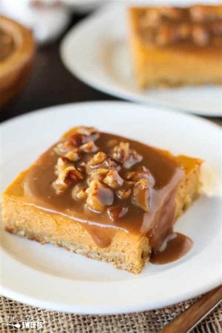 Pumpkin Pie Bars - Celebrating Sweets