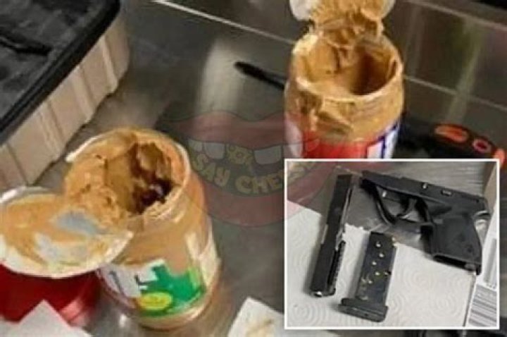 
Rhode Island man arrested after trying to smuggle gun parts “artfully concealed” in peanut butter jars at JFK airport 