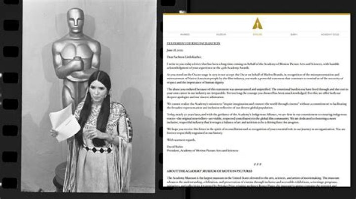 
Sacheen Littlefeather Accepts Apology From The Academy For 1973 Oscars 