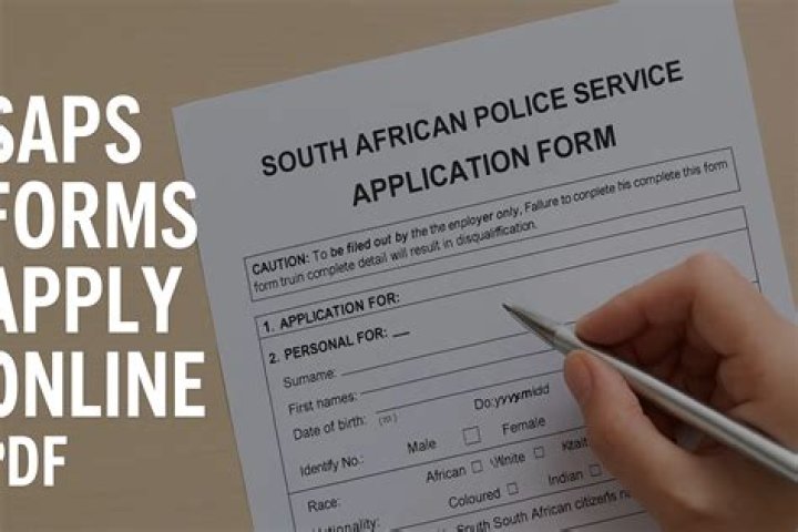 What You Need To Download and Complete The SAPS Application Form
